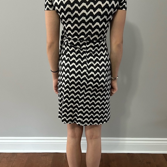 Femme de Carrière faux wrap dress S - Picture 3 of 4